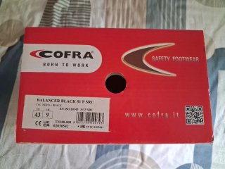 Zapatos de trabajo COFRA negros talla 43