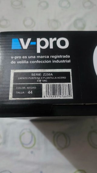 Zapatos de seguridad V-PRO negros