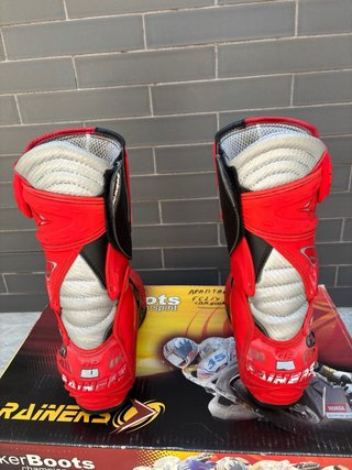 Botas de Moto Rainers Talla 43 Rojas