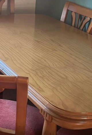 Mesa y 6 Sillas Comedor Madera
