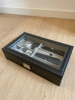 Joyero para relojes y gafas