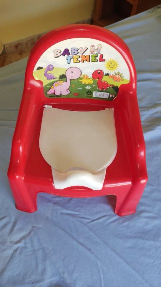 Orinal infantil Baby Temel rojo