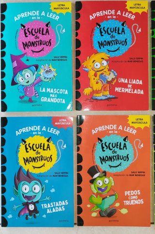 Lote 10 libros Escuela de Monstruos