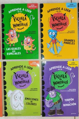 Lote 10 libros Escuela de Monstruos