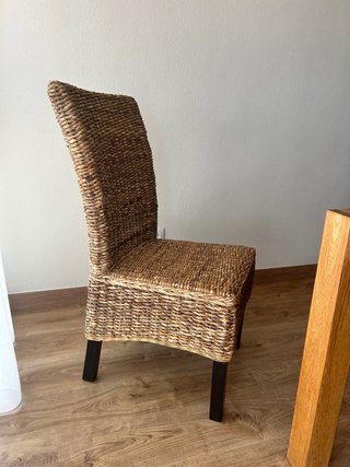 Silla de mimbre (4 unidades)
