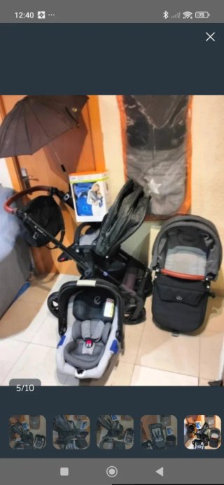 Carrito Bebé Jane Muum 4 Piezas + Accesorios