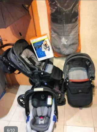 Carrito Bebé Jane Muum 4 Piezas + Accesorios