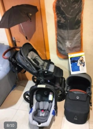 Carrito Bebé Jane Muum 4 Piezas + Accesorios