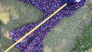 Vestido estampado multicolor