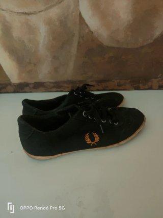 Zapatillas Fred Perry Hombre Negras
