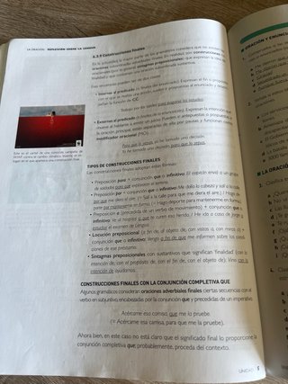 Lengua castellana y literatura 1, Le Bachillerato