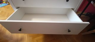 Cómoda 3 cajones blanca Ikea Hemnes