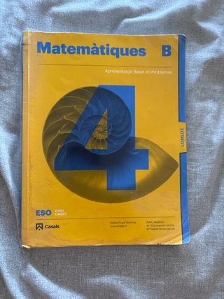 Matemàtiques B, 4 ESO, Codi obert, Aprenentatge...