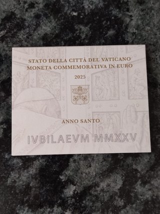 2 euros euro Vaticano Anno Santo Jubileo 2025