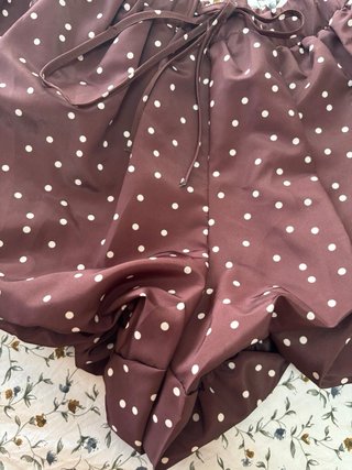 Falda pantalón globo Zara lunares M