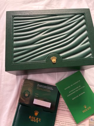 Caja Rolex Oyster - Documentación
