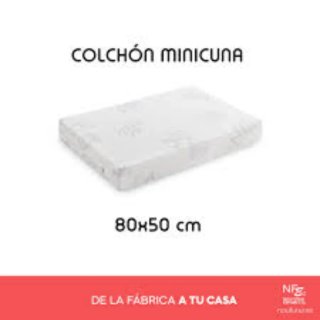 Colchón Minicuna Nou Futur Osito 80x50
