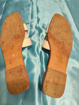 Mule Hermes Oran bianche
