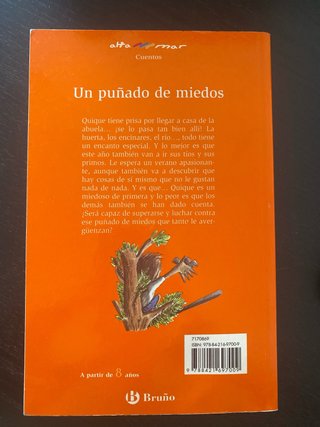 Libro infantil Un puñado de miedos