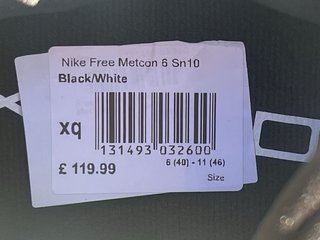 Zapatillas Nike Metcon 6 Talla 41