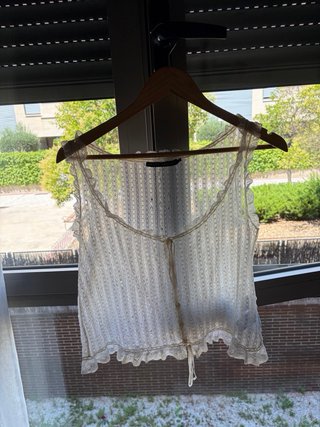Blusa Ralph Lauren blanca de encaje