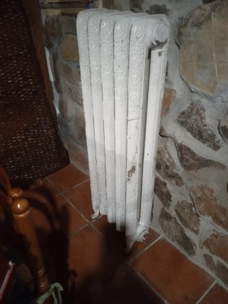 3 Radiadores Hierro Fundido Labrados