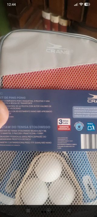 Set de ping pong bolsa transporte