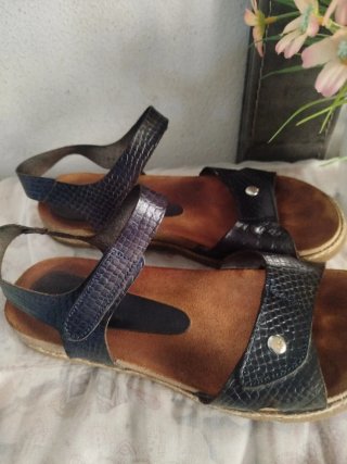 Sandalias Yokono Mujer Negro/Marrón
