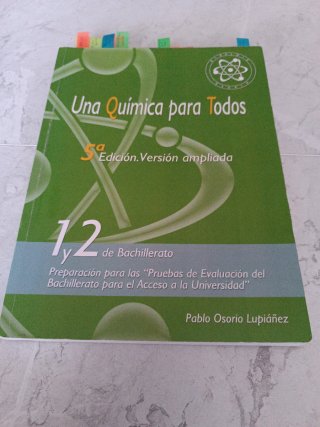 Libro de química para preparar la pau