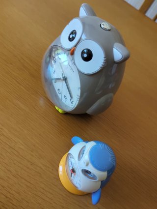 Despertadores buho TIMEMARK y Nowley infantil