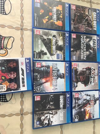 Lote Juegos PS4: Call of Duty y Battlefield
