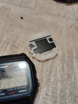 Reloj Casio F-91W made in Korea. para repuestos