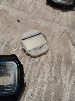 Reloj Casio F-91W made in Korea. para repuestos