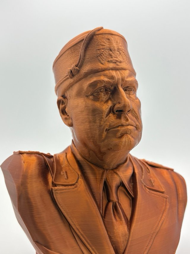 Busto Mussolini 3D - Altezza 18cm