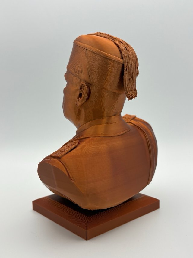 Busto Mussolini 3D - Altezza 18cm