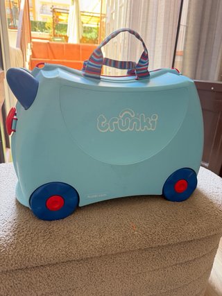 Maleta infantil Trunki azul y roja