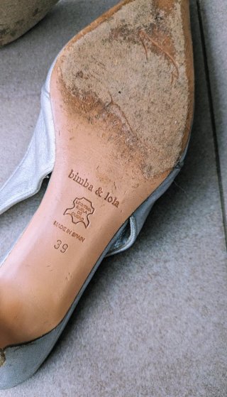 Zapatos Bimba y Lola Plateados