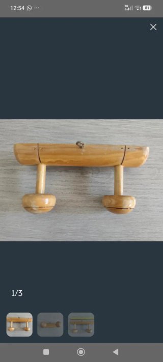 Lote de madera decorativo