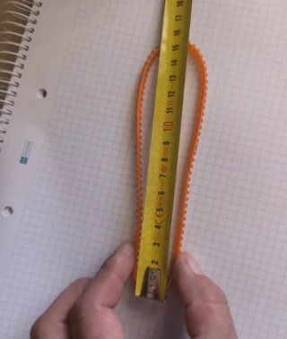 Correa dentada para máquina de coser