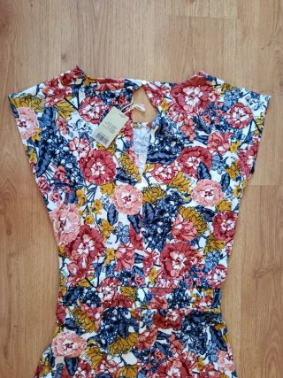 Mono pierna ancha floral