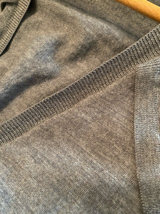 Chaleco GAP Lana Merino Gris
