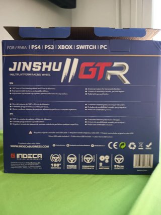 Volante Jinshu GTR para PS4, PS3, Xbox, Switch, PC