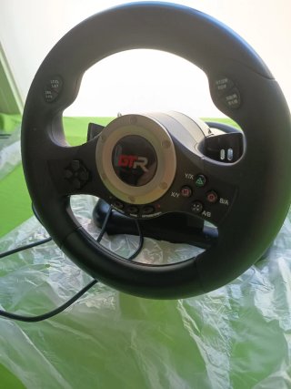 Volante Jinshu GTR para PS4, PS3, Xbox, Switch, PC