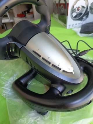 Volante Jinshu GTR para PS4, PS3, Xbox, Switch, PC
