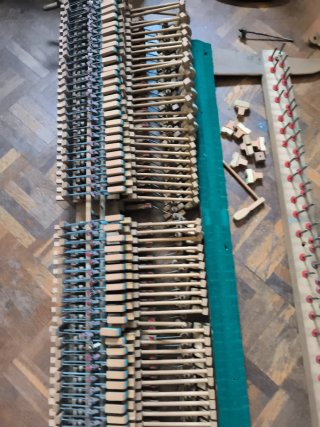 Piezas Piano Antiguo