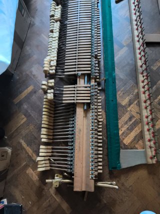 Piezas Piano Antiguo