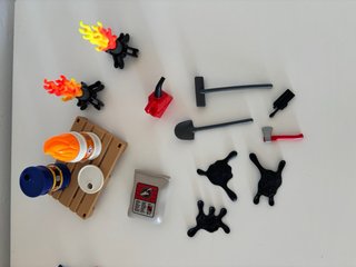 Playmobil Bomberos Vehículo y Figuras