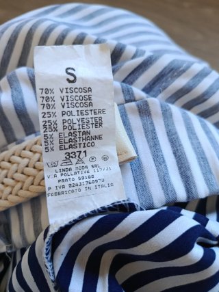 Pantalón rayas marinero Talla S