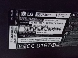LG 55 Smart TV con pequeña tara TE LO LLEVAMOS.