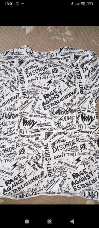 Camiseta Liberto 12A/152cm graffiti